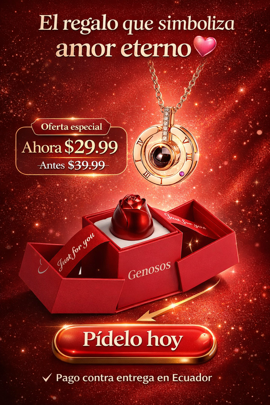 Amor Eterno – Collar con Significado Real 💖 Un regalo que no se olvida, una promesa que se lleva cerca del corazón.